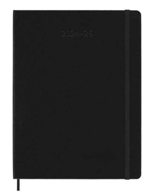 Moleskine 2025 18-Month Weekly XL Hardcover Notebook: Black