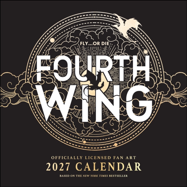Fourth Wing Officially Licensed Fan Art 2027 Wall Calendar