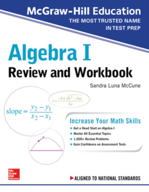 MH EDUCATION ALGEBRA I REVIEW AND WORKBOOK