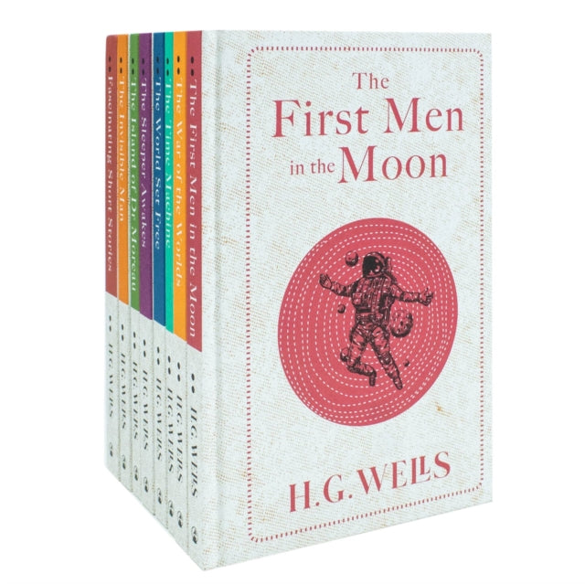 Complete H. G Wells 8 Books Hardback Collection Set