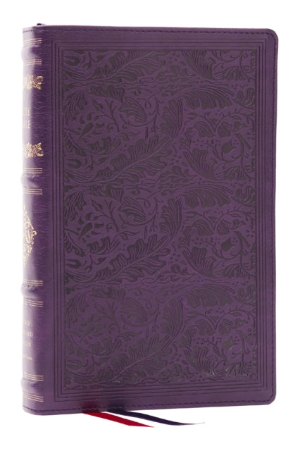 RSV Personal Size Bible with Cross References, Purple Leathersoft, Thumb Indexed, (Sovereign Collection)