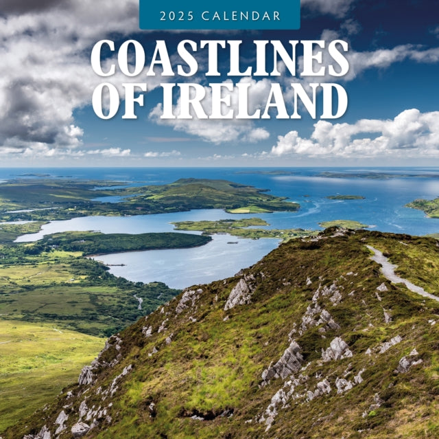 Coastlines of Ireland 2025 Square Wall Calendar