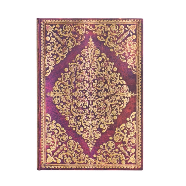 Viola (Diamond Rosette) Midi Unlined Hardcover Journal