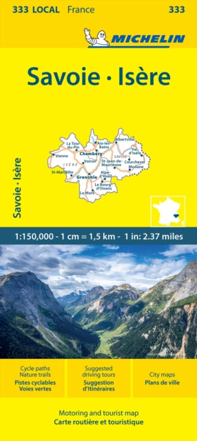 Isere Savoie - Michelin Local Map 333