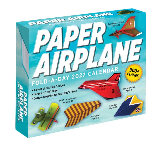 Paper Airplane 2027 Fold-A-Day Calendar