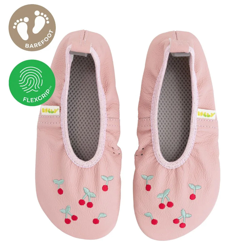 Šolski copati Rolly FLEXGRIP CHERRIES, mauve, št. 33