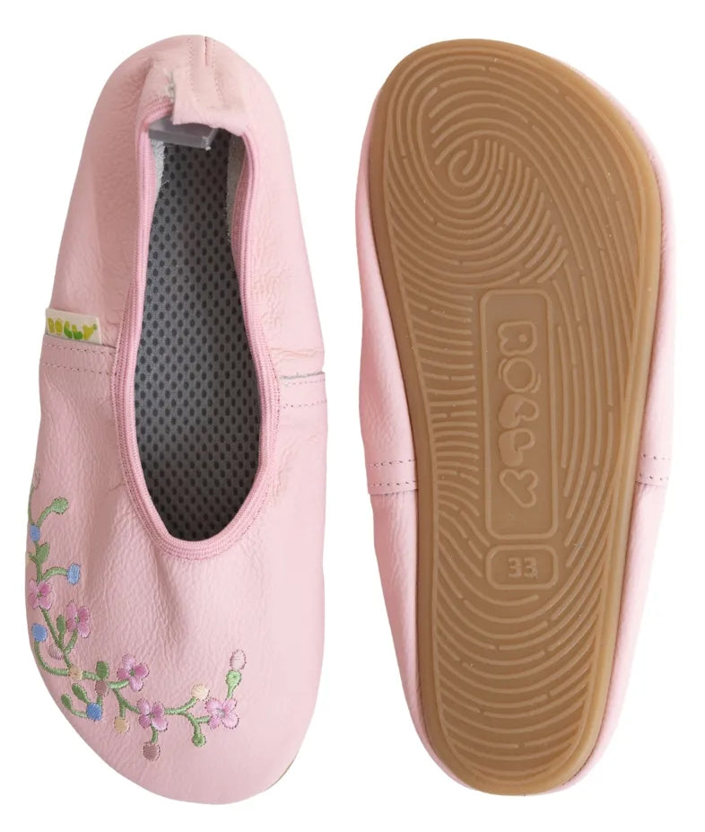 Šolski copati Rolly FLEXGRIP FLOWERS, roza, št. 34