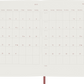 Planer Moleskine 2025, 12-mesečni, large, dnevni, mehke platnice, rdeč