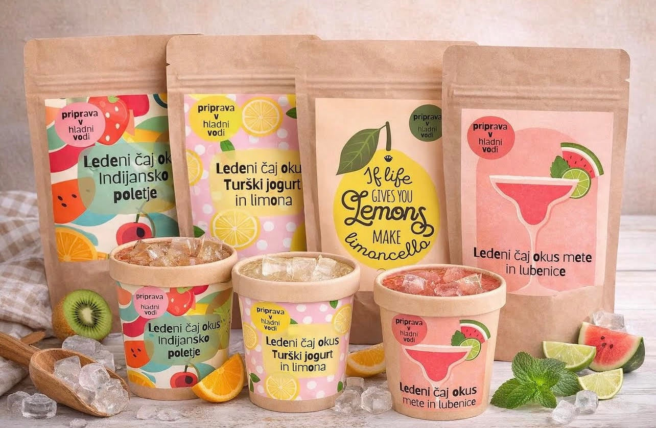 Ledeni čaj v lončku; Okus turški jogurt in limona (50g)