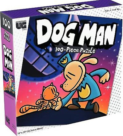 Puzzle Pasji mož G & P, 100 delni (Dog Man)