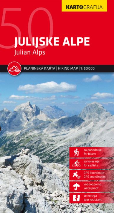 Julijske alpe 1:25.000 (planinska karta)