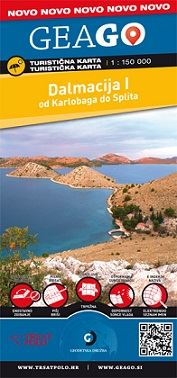 Dalmacija I, Geago 1:150.000 - izletniška karta