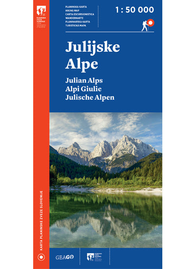 Julijske Alpe 1 : 50.000 (planinska karta)