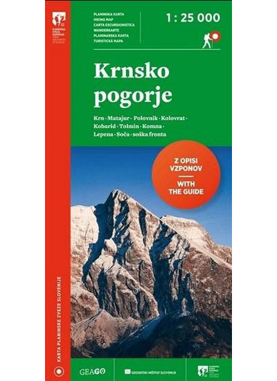 Krnsko pogorje 1:25 000 (planinska karta)