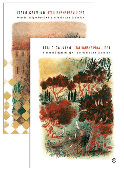 Komplet Italijanske pravljice - Italo Calvino (1. in 2. knjiga)