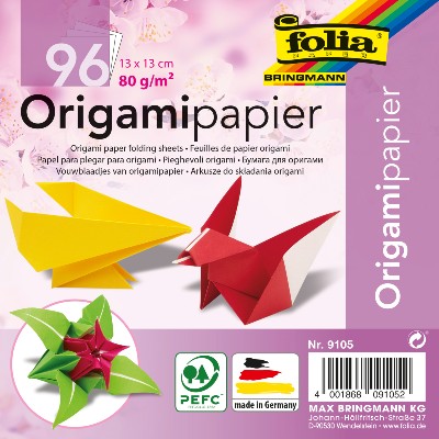 Papir Origami, 13x13 cm