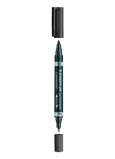 MARKER STAEDTLER 348-9 ČRN DUO LUMOCOLOR (10)