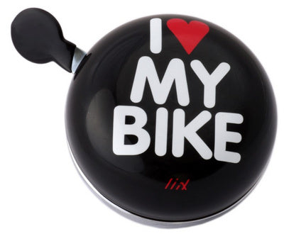 Zvonec za kolo XXL LIIX, I Love My Bike, Black