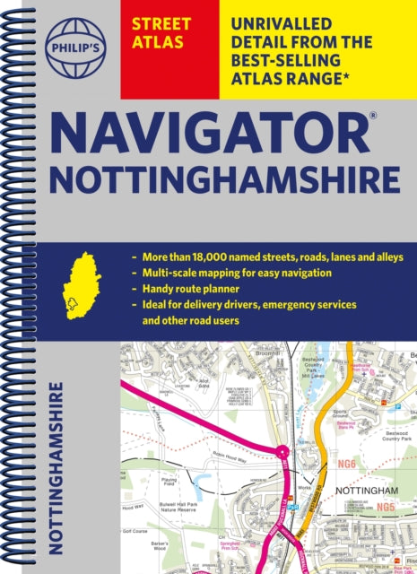 Philip's Navigator Street Atlas Nottinghamshire