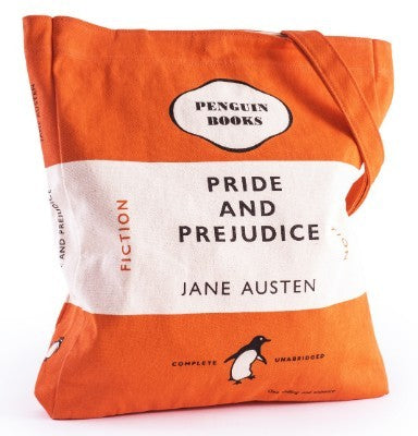 PRIDE AND PREJUDICE BOOK BAG ORANGE