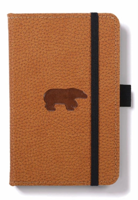 Dingbats A6 Pocket Wildlife Brown Bear Notebook - Dotted