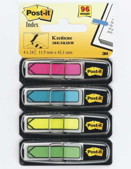 Označevalci 3M Post-it, puščice, neon barve