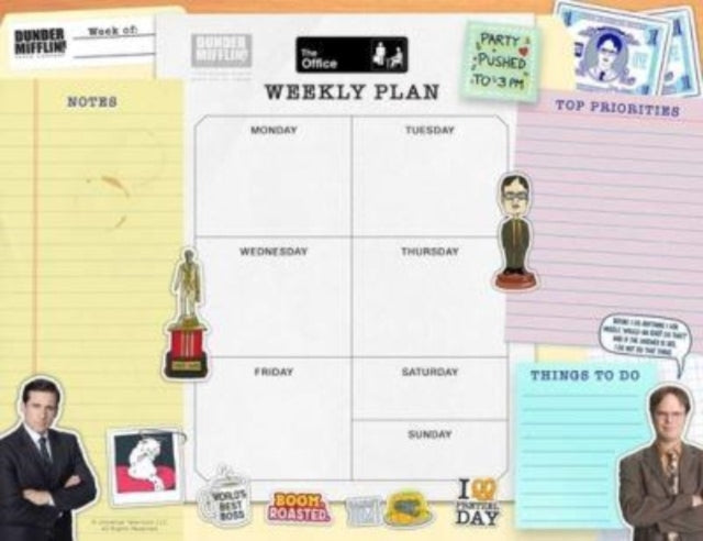 Office: Weekly Planner Notepad