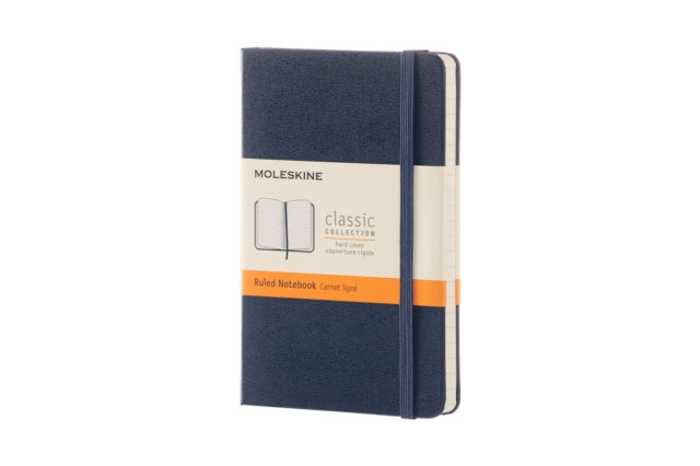 MOLESKINE SAPPHIRE BLUE POCKET RULED NOT