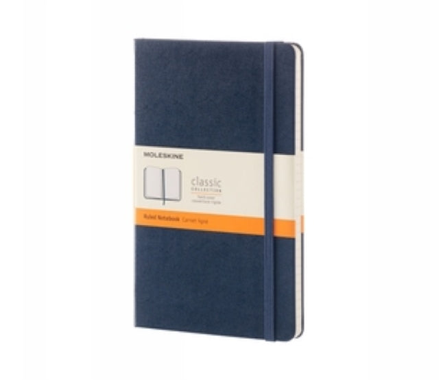 MOLESKINE SAPPHIRE BLUE LARGE RULED NOTE