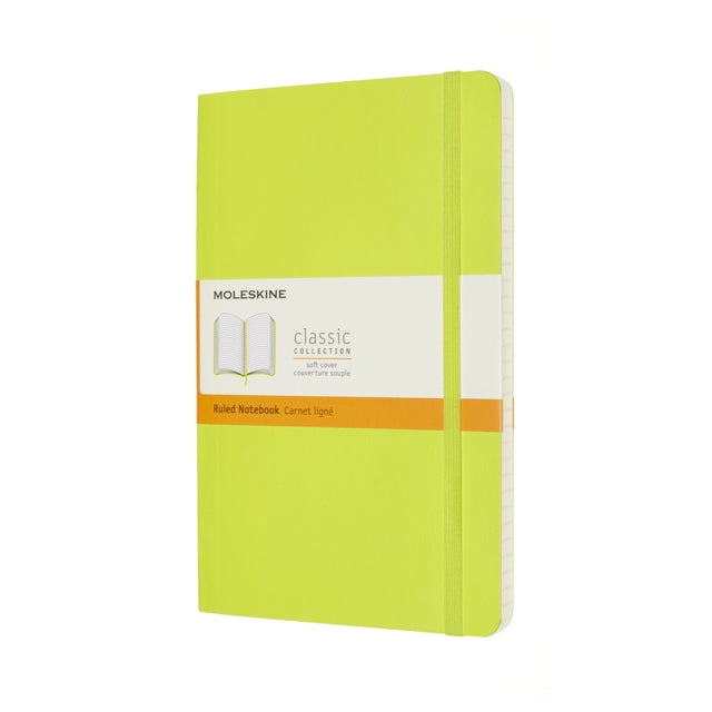 Moleskine Large Ruled Softcover Notebook: Lemon Green