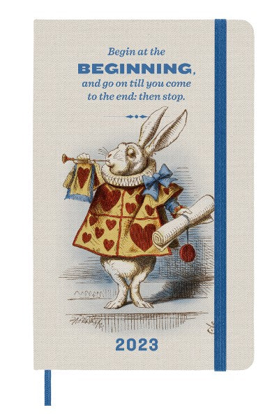 Planer Moleskine, 12 mesečni 2023, tedenski, Alice Rab. 14x21