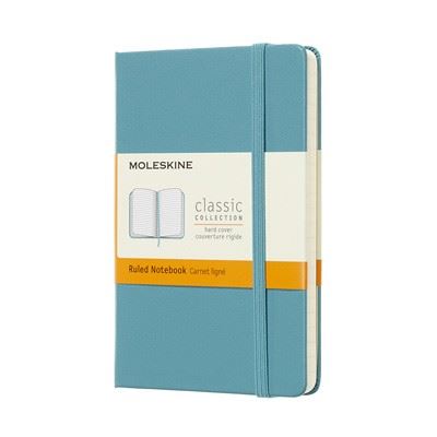 Moleskine Reef Blue Notebook Pocket Ruled Hard