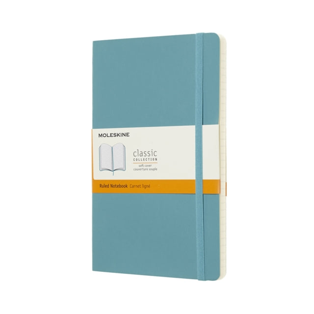 Moleskine Reef Blue Notebook Large Ruled Soft