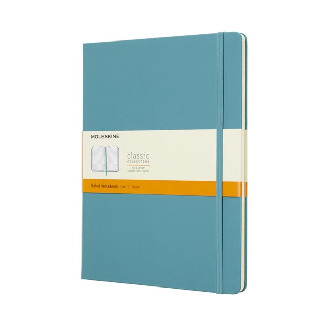 Moleskine Reef Blue Notebook Extra Large Ruled Hard