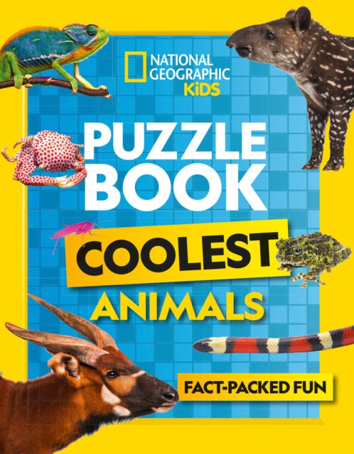 Puzzle Book Coolest Animals