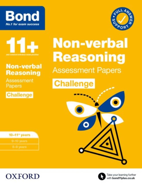 Bond 11+: Bond 11+ Non-verbal Reasoning Challenge Assessment Papers 10-11 years: Ready for the 2024 exam