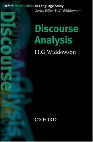 DISCOURSE ANALYSIS