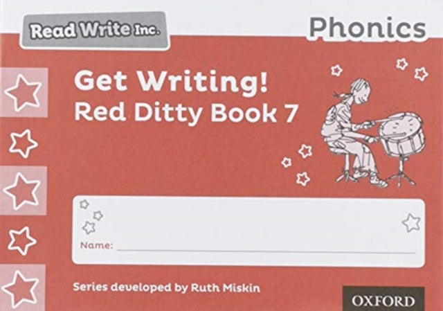 Read Write Inc. Phonics: Get Writing! Red Ditty Book 7 Pack of 10 – EMKA