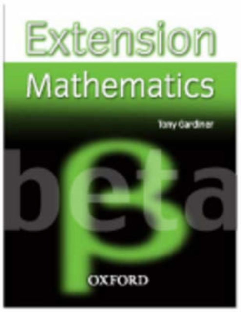 Extension Mathematics: Year 8: Beta