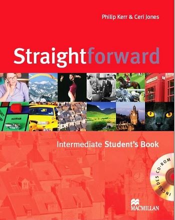 STRAIGHTFORWARD, Intermediate, učbenik s CD-romom za angleščino kot prvi tuji jezik v 1. in 2. letniku gimnazijskega izobraževanja, MKT