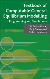 Textbook of Computable General Equilibrium Modelling