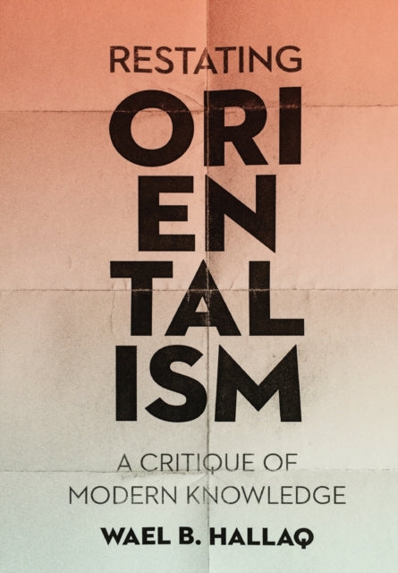 Restating Orientalism