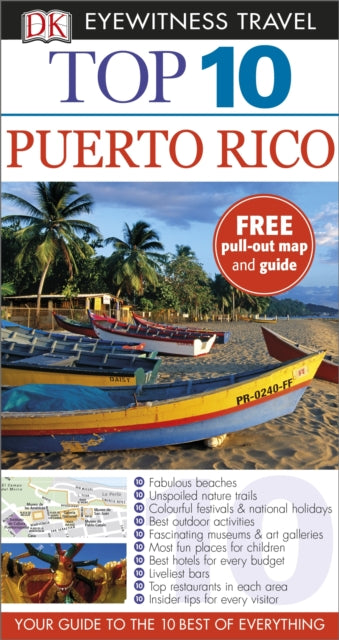 DK Eyewitness Top 10 Travel Guide: Puerto Rico