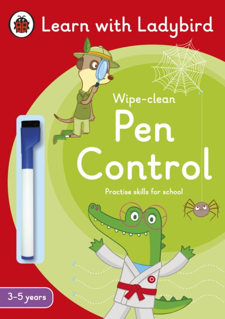 Pen Control: A Learn with Ladybird Wipe-Clean Activity Book 3-5 years - Ideal for home learning (EYFS)