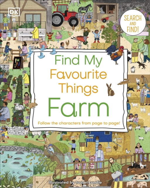 Find My Favourite Things Farm - Search and Find! Follow the Characters From Page to Page!