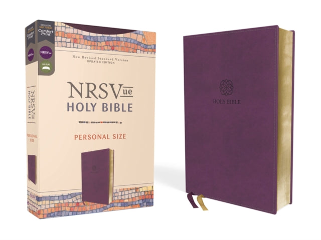 NRSVue, Holy Bible, Personal Size, Leathersoft, Purple, Comfort Print