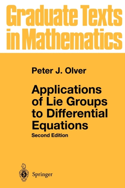 Applications of Lie Groups to Differential Equations