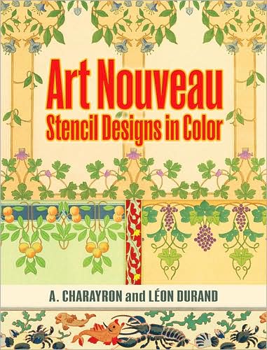 ART NOUVEAU STENCIL DESIGNS IN COLOR