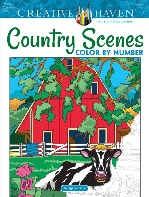 Creative Haven Country Scenes Color by Number