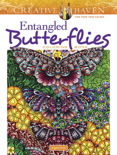 Creative Haven Entangled Butterflies Coloring Book